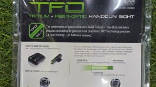 TRUGLO ALZA Y GUION TRITIUM Y FIBRA ÓPTICA - GLOCK