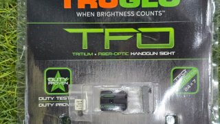 TRUGLO ALZA Y GUION TRITIUM Y FIBRA ÓPTICA - GLOCK