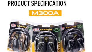 PROTECTOR AUDITIVO EARMOR M300-A ELECTRONICO PROTECTOR AUDITIVO EARMOR M300-A ELECTRONICO