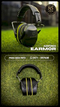 PROTECTOR AUDITIVO EARMOR M06A - BK - PASIVO