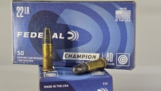 MUNICION FEDERAL CAL.22LR LRN CHAMPION SOLIDA/PLOMO 40 Gr X 500