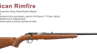 CARABINA RUGER AMERICAN CAL.22LR NOGAL/PAVON