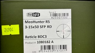 MEOPTA MEOHUNTER R5 3-15X50 RD SFP BDC3 SPF - 30MM