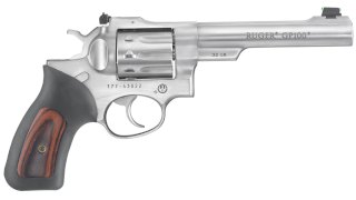 RUGER GP100 22 LR INOX/GOMA