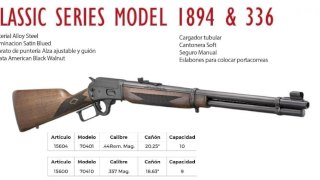 MARLIN 357 1894 & 336 NOGAL/PAVON