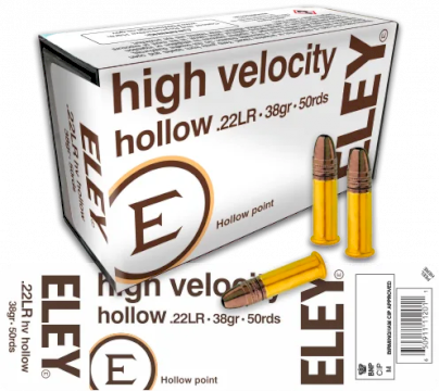 ELEY 22 HUECA/PLOMO 38 Gr - HIGH VELOCITY