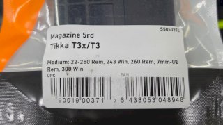 TIKKA CARGADOR ORIGINAL T3/T3X - 5RD .243 / .308 TIKKA CARGADOR ORIGINAL T3/T3X - 5RD .243 / .308