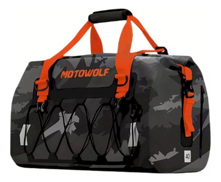 BOLSO ESTANCO 40LTS MOTOWOLF CAMUFLADO