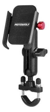SOPORTE DE CELULAR MOTOWOLF MDL2821 ALUMINIO NEGRO