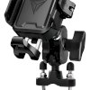 SOPORTE DE CELULAR MOTOWOLF MH1 ALUMINIO NEGRO