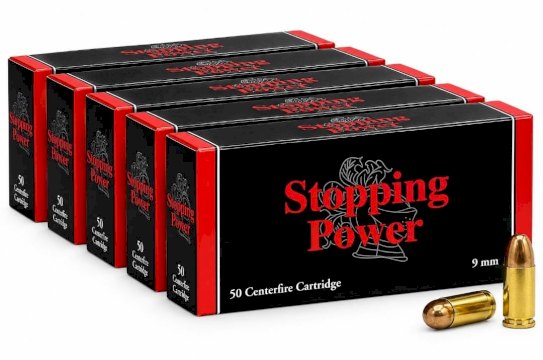 STOPPING POWER 9MM OFERTA PACK X 250 UNIDADES