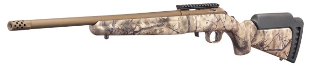RUGER 22 LR AMERICAN RIMFIRE CAMO/BRONZE