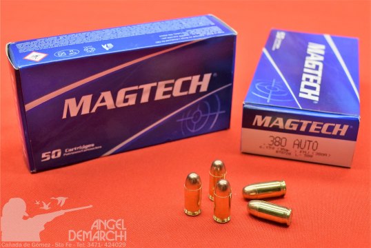 MUNICION MAGTECH .380 ACP  95 Gr FMJ