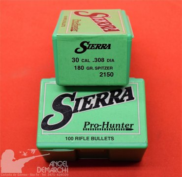 PUNTAS SIERRA .30/308 - 180 Gr SPT 100