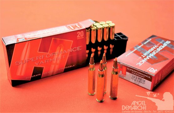 MUNICION HORNADY .223 V-MAX SPF VARMINT 53 Gr - V-MAX