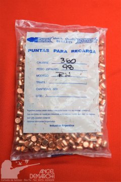 PUNTAS MATCH Q .380 - 98 Gr Cobre 500