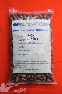 PUNTAS MATCH Q .40 - 180 Gr Teflon 500 PUNTAS MATCH Q .40 - 180 Gr Teflon 500