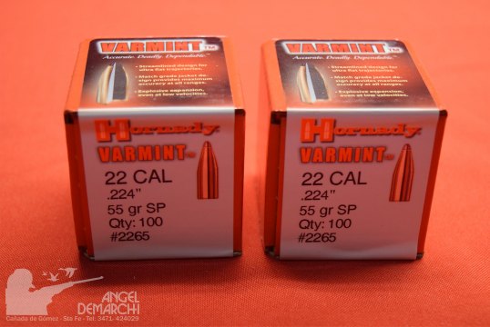 PUNTAS HORNADY .22/223 55 Gr SP 100 PUNTAS HORNADY .22/223 55 Gr SP 100