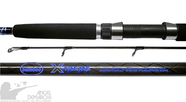 CAÑA BAMBOO XTREME 2101 2.10 mts 1 Kevlar y Grafito goma eva 12-25 lbs